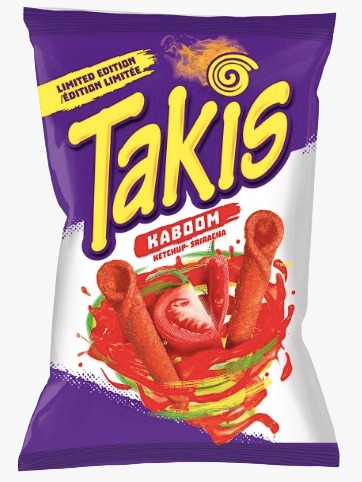 Limited Edition Takis Kaboom Ketchup & Sriracha