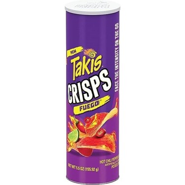 Takis Crisps Fuego - Hot Chili Pepper And Lime Flavored Potato Crisps